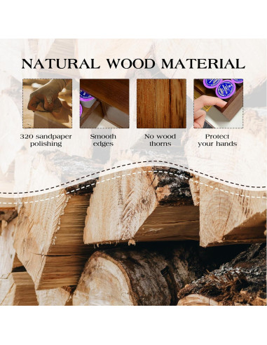 Caja de Almacenamiento de Cápsulas de Café Zoifada, Madera, 35 Cápsulas