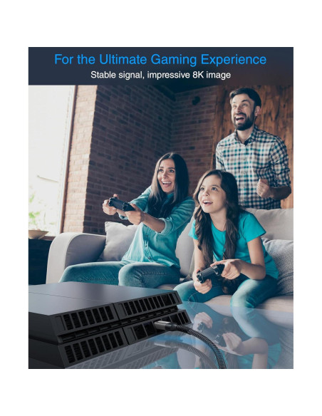 Cable HDMI BlueRigger 8K 0.91m Alta Velocidad 48Gbps