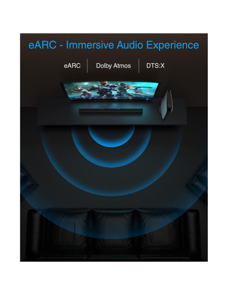 Cable HDMI BlueRigger 8K 0.91m Alta Velocidad 48Gbps