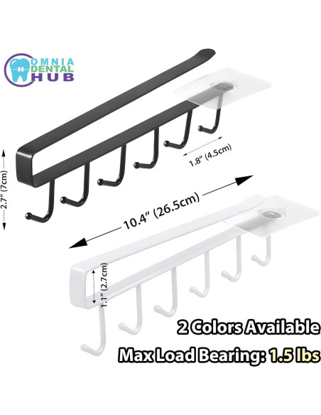 Organizador de Bolsas Ziplock Omnia ONE | 2 Pcs Ajustable Negro