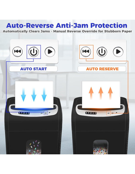 Destructora de Papel Micro-Corte OFITECH 18 Hojas 30L P-4