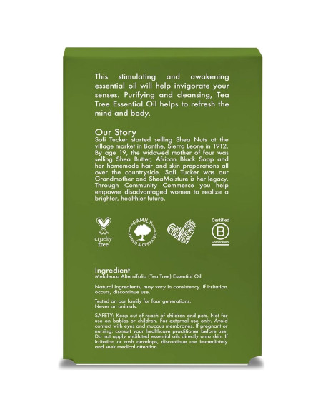 Aceite Esencial de Árbol de Té SheaMoisture 13 ml Purificante