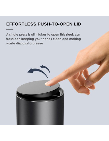 Basurero de Coche IRROMI Mini a Prueba de Fugas 6.99x15.49cm