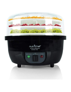 Deshidratadora y Vaporera NutriChef 3 en 1 650W Negro
