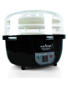 Deshidratadora y Vaporera NutriChef 3 en 1 650W Negro 2