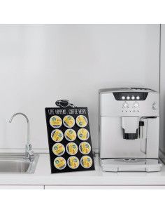 Organizador de K Cup ESON negro para 12 cápsulas - Compacto y elegante 2