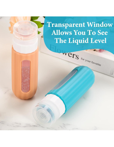 Botellas de Silicona Reutilizables LofyJoy 89 ml Aprobadas TSA