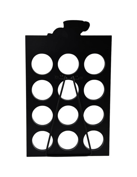 Organizador de K Cup ESON negro para 12 cápsulas - Compacto y elegante