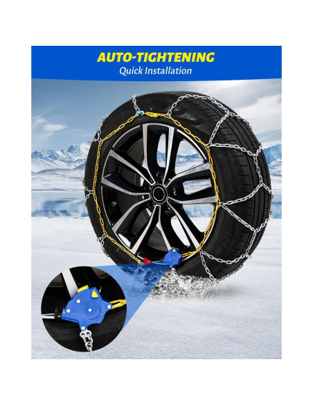 Cadenas de Nieve Artizles HKN80 para Neumáticos SUV - Instalación Rápida
