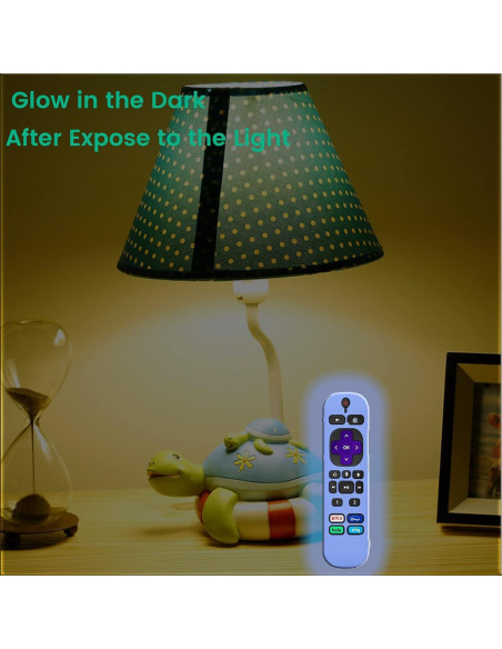 Funda Brillante de Silicona para Control Remoto Roku Pro 2021