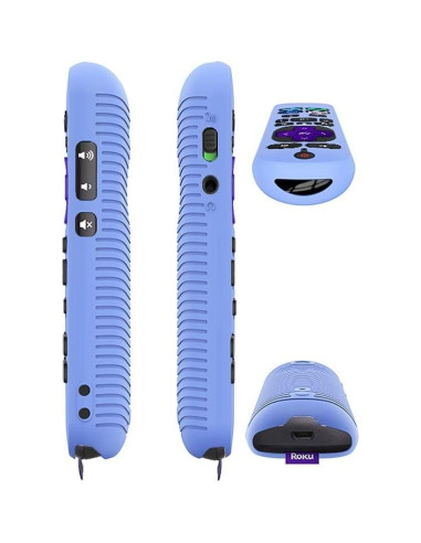 Funda Brillante de Silicona para Control Remoto Roku Pro 2021