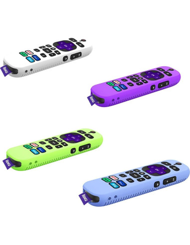 Funda Brillante de Silicona para Control Remoto Roku Pro 2021