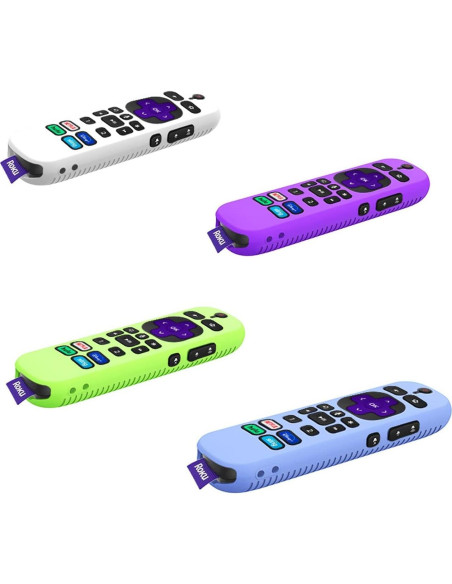 Funda Brillante de Silicona para Control Remoto Roku Pro 2021