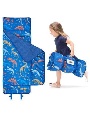Colchoneta para Siesta Deppon con Almohada y Manta - Dinosaurios