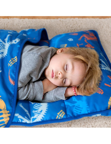 Colchoneta para Siesta Deppon con Almohada y Manta - Dinosaurios