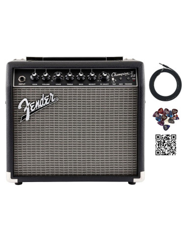 Amplificador Combo Fender Champion II 25W con Accesorios