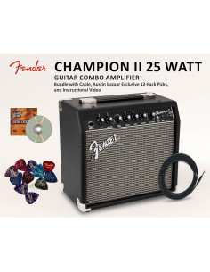 Amplificador Combo Fender Champion II 25W con Accesorios 2