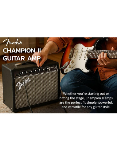 Amplificador Combo Fender Champion II 25W con Accesorios