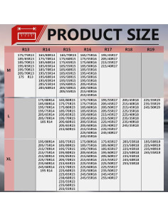 Calcetines de Nieve Automotrices DaisyInner L - 2 Piezas 2