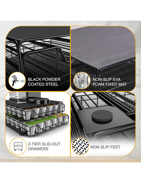 Organizador de Cápsulas de Café Nookaway para K Cup 34x33x17 cm