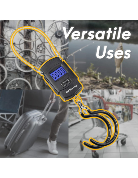 Balanza Digital de Bicicleta CyclingDeal 50kg LCD Retroiluminada