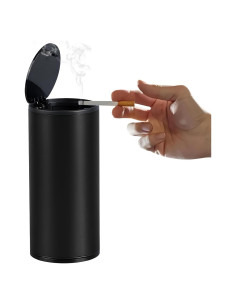 Basurero Portátil para Auto Hovom Mini, A Prueba de Fugas, Negro