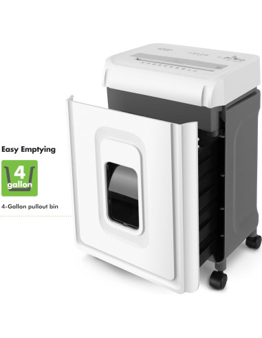 Destructora de Papel Aurora AU1270XB 12 Hojas P-4 Corte Cruzado