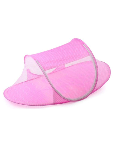 Cama portátil plegable para bebés Fafeicy 110x60 cm rosa