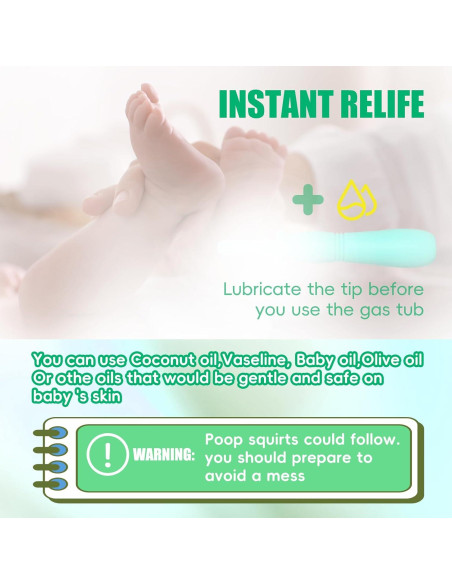 20 Contadores de Alivio de Gas y Cólico para Bebés Glopole