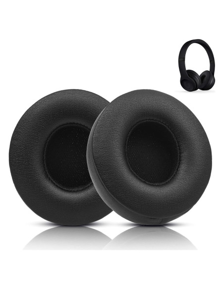 Almohadillas de Reemplazo para Auriculares Beats Solo 2/3 - Negro