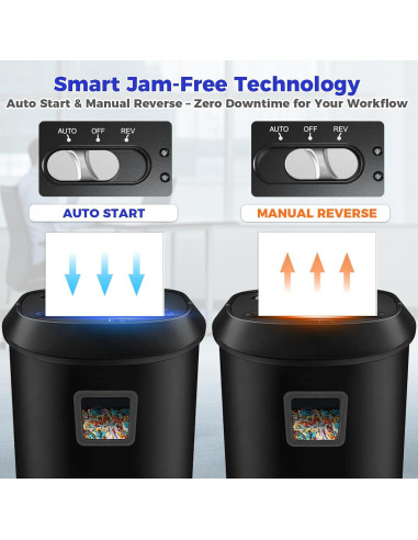 Destructora de papel VidaTeco corte cruzado 14 hojas 6.27 kg