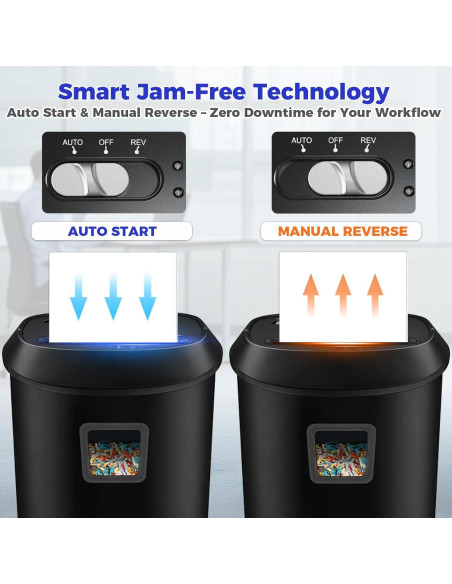 Destructora de papel VidaTeco corte cruzado 14 hojas 6.27 kg