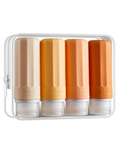 Botellas de Viaje INSFIT 3oz Silicona A Prueba de Fugas