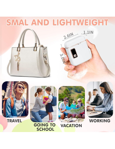 Cortador de Uñas Eléctrico Northlet con Luz LED - Blanco