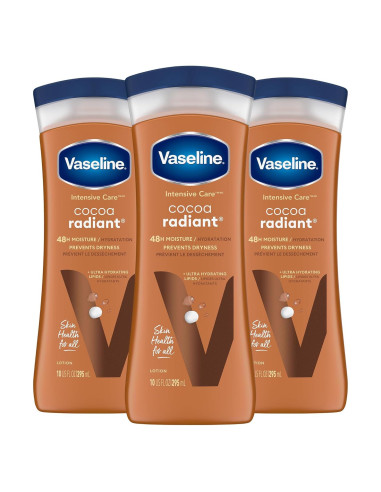 Vaseline Cocoa Radiant 3-Pack - Loción Hidratante 400 g