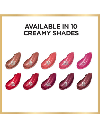 Lápiz Labial Hidratante L'Oréal Paris Age Perfect 3.69g Rosa Luminoso