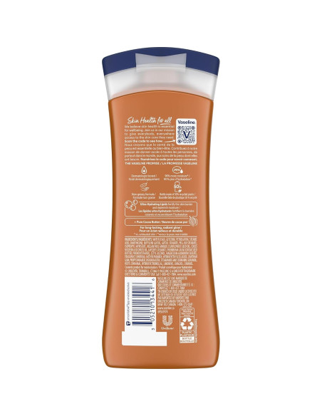 Vaseline Cocoa Radiant 3-Pack - Loción Hidratante 400 g