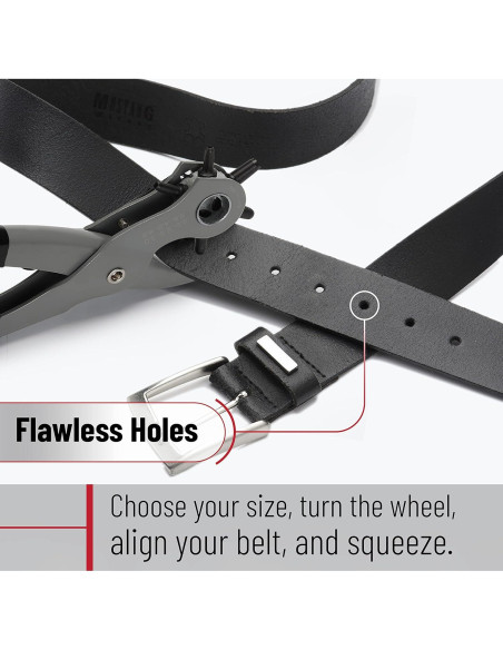 Herramienta de Perforación de Agujeros de Cuero UNCO LHP01