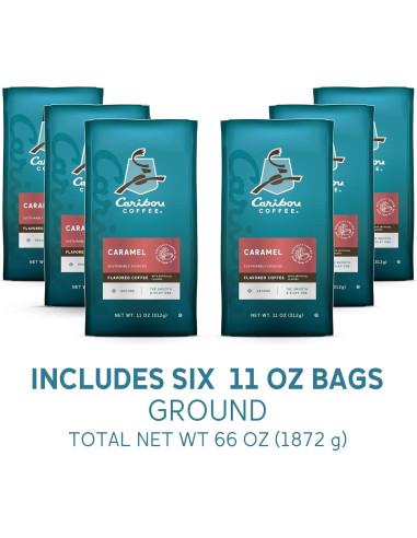 Café Molido Caramelo Caribou Coffee 1870g (6x311g)