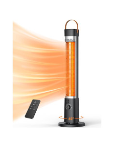 Calentador de Patio Eléctrico Slkdrft 1500W Oscilante 60