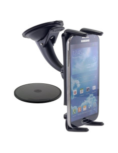 Soporte para teléfono y tableta Arkon SM668 para coche negro
