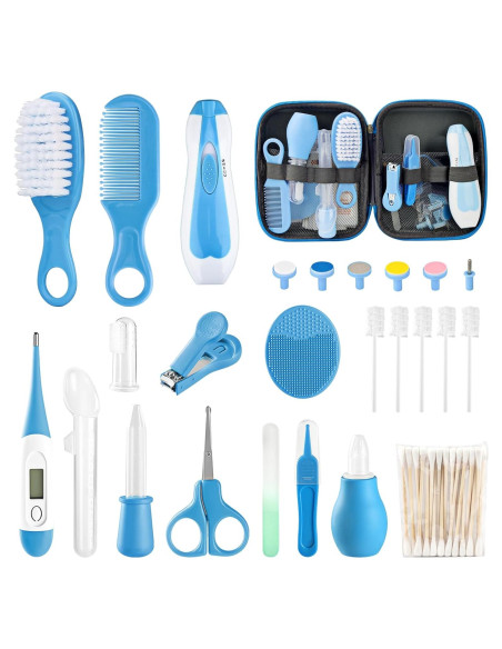 Kit de Cuidado y Aseo para Bebés 38 en 1 Qunlions Life Azul