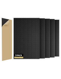 Paquete de 3 Paneles Aislantes Acústicos ZHOJEREL 120x60 cm