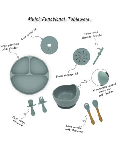 Set de Alimentación de Silicona Kitchengoodsdude 16 PCS Bebés 2