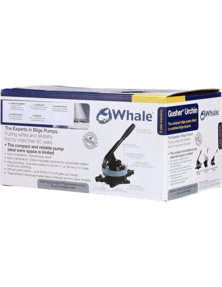 Bomba de Achique Manual Whale Gusher Urchin 54.5 LPM