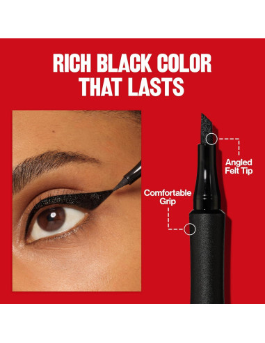 Delineador Líquido Revlon ColorStay Punta Angulada 24h