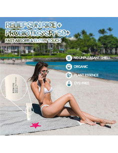 Protector Solar Orgánico Relief Sun SPF50 50ml - Hidratante y Nutritivo 2