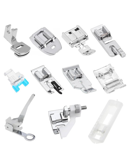 Juego de 11 Patas de Prensatelas YEQIN para Máquina de Coser