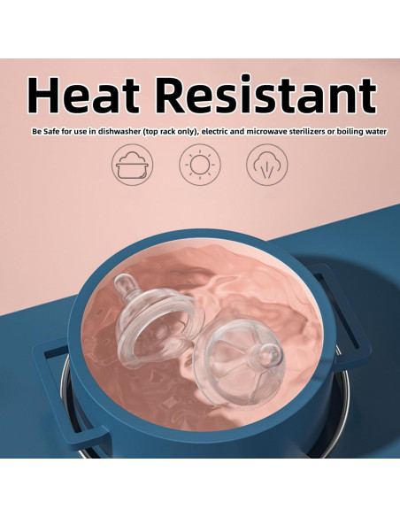 Tetina de Biberón Closer to Nature 100% Silicona Anticólico 6-12 meses