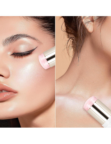 Stick Iluminador MYMERRY 15g Plata Rosa para Cara y Cuerpo